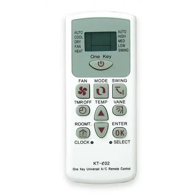 Telecomanda aer conditionat, REPORSHOP, 4000 frecvente, LCD, Alb
