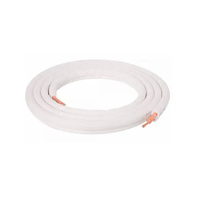 Tub izolator aer conditionat, Reporshop, Cupru, Bipolar, 1/4"-3/8", 20 m, Alb