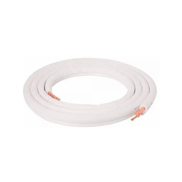 Tub izolator aer conditionat, Reporshop, Cupru, Bipolar, 1/4"-1/2", 20 m, Alb