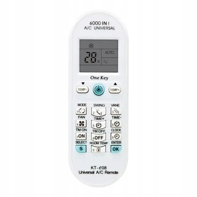 Telecomanda Universala pentru Aer Conditionat KT-E08, x-remote, Alb
