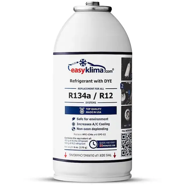 Gaz EasyKlima pentru masina A/C R134A, umpleti singur sistemul de aer conditionat