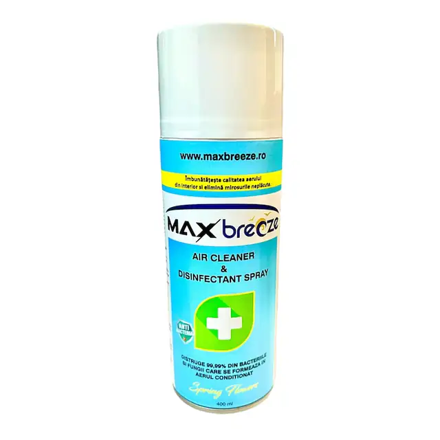 Solutie de curatat si dezinfectant pentru aer conditionat MAXBREEZE - 400ml