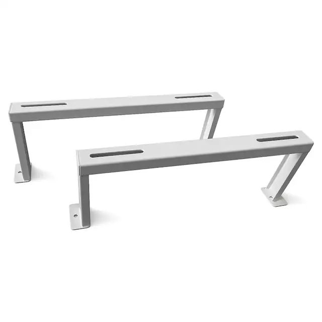 Set console montaj aer conditionat, de pardoseala, 15 x 45 cm, alb, Tabla 1,5 mm