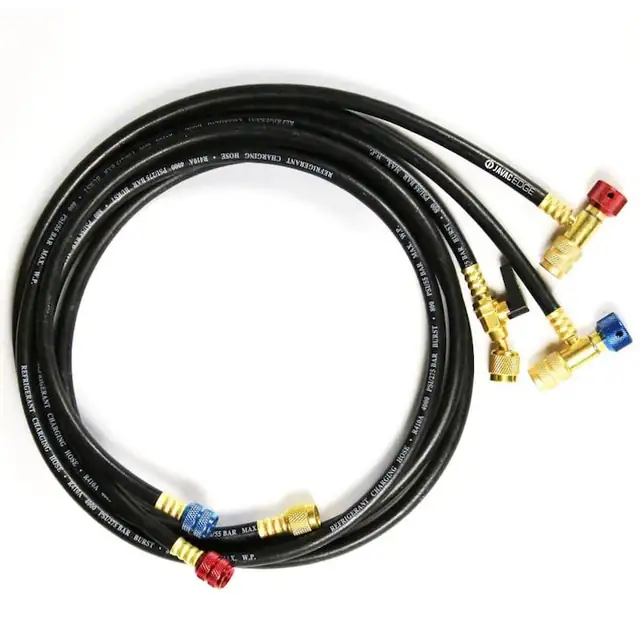 Furtunuri de alimentare cu freon R410/R32, Javac, Safe Seal, 1/4" x 5/16", 183 cm
