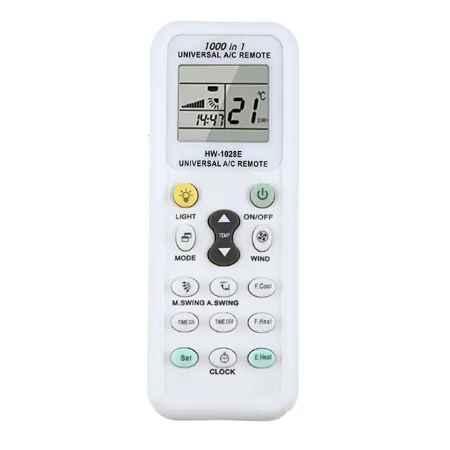 Telecomanda universala aer conditionat, Interlook, 1000 in 1, Alb