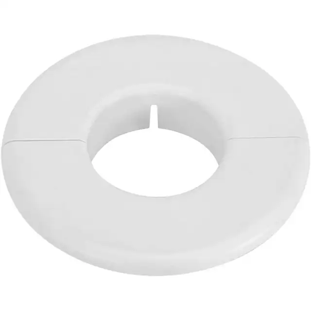 Capac orificiu perete, 58 mm, Alb