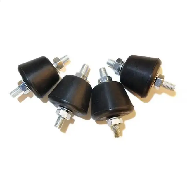Set 4 tampoane anti-vibratie pentru unitate exterioara aer conditionat, Negre