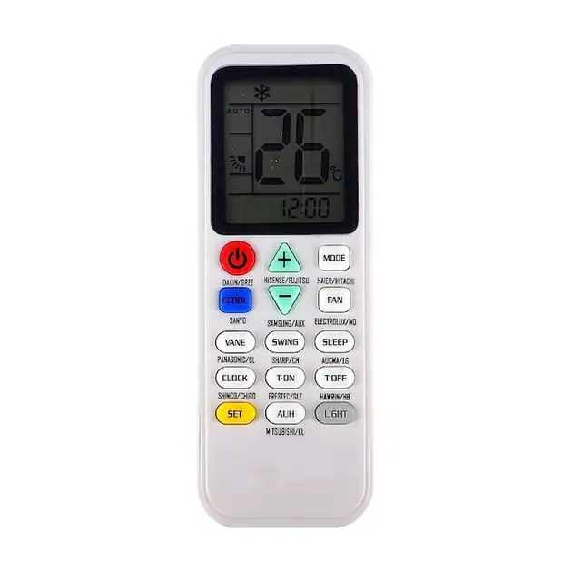 Telecomanda universala pentru aparate de aer conditionat elSales ELS-CRC1701, alb