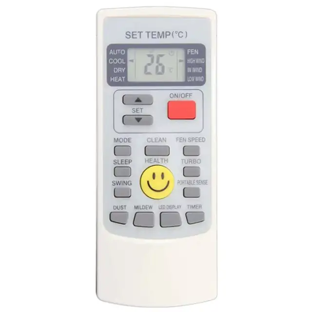 Telecomanda pentru aer conditionat VORTEX, cu aspectul telecomenzii originale