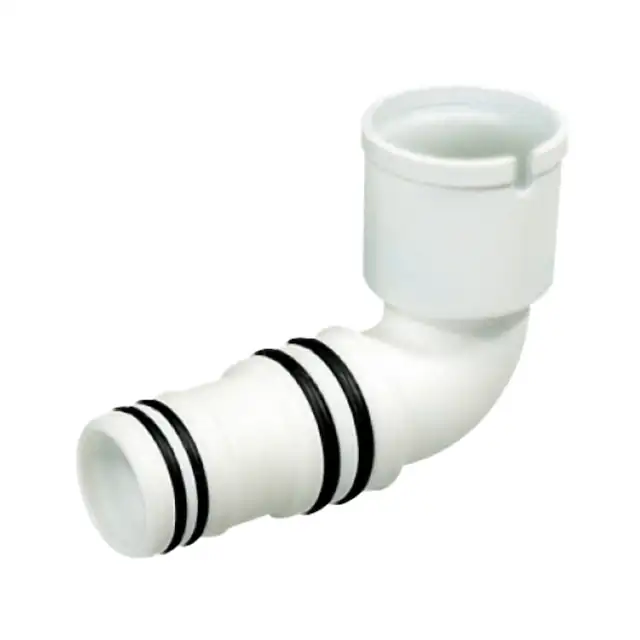 Racord tub condens 90 grade, Vecamco, pentru cutii cu diametre de 16-18 mm si furtunuri cu diametre de 18-20 mm