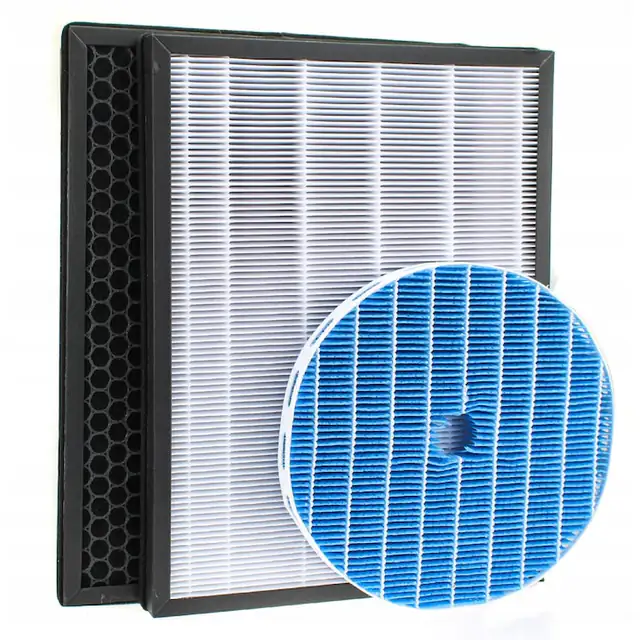 Set de filtre purificator aer FY1410 FY1413 FY2425, Compatibil cu PHILIPS AC2729, Alb/Negru
