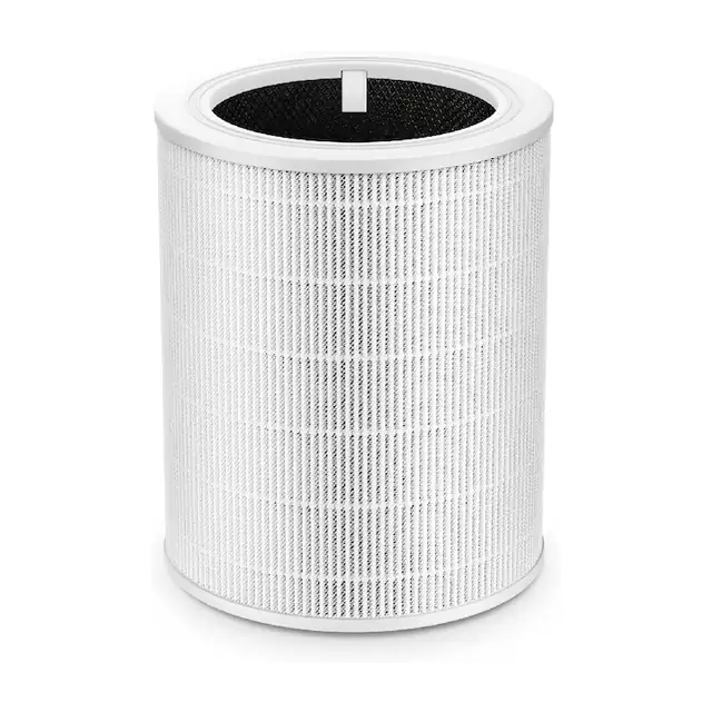 Filtru PAA-home compatibil cu purificatoarele de aer LEVOIT Core 600S, Core 600S-RF, 3 straturi: filtrul preliminar din nylon, filtrul true HEPA si filtrul de carbon activ