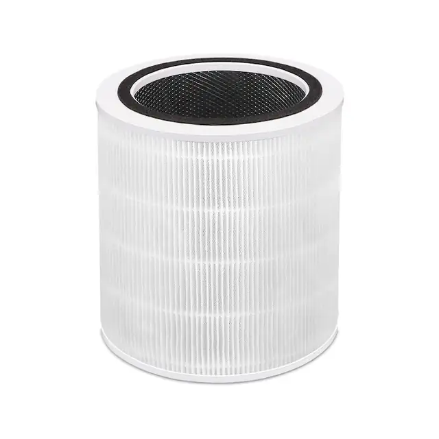 Filtru PAA-home compatibil cu purificatoarele de aer LEVOIT Core 400S, Core 400S-RF, 3 straturi: filtrul preliminar din nylon, filtrul true HEPA si filtrul de carbon activ