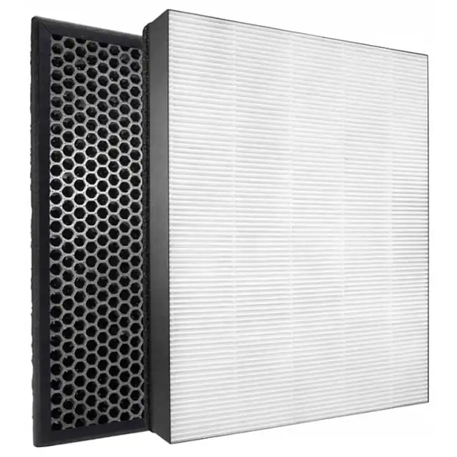 Filtre compatibile Philips AC1214 AC1215 AC1217 AC2729 FY1410 FY1413 set HEPA carbon activ filtru pentru purificator de aer Philips Seria 1000 2000i eliminare smog praf alergeni mirosuri Zeyxo FA12