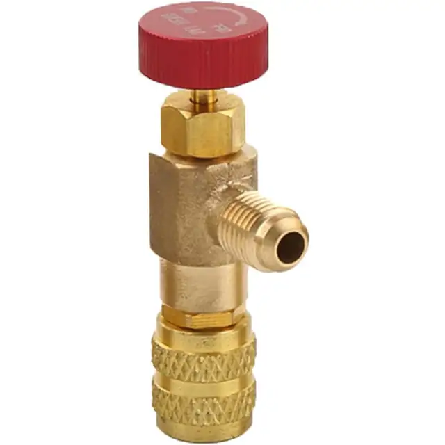 Adaptor supapa de siguranta pentru aer conditionat, Jormftte, Auriu/Rosu