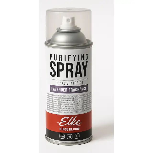 Spray purificator pentru aer conditionat Elke, aroma lavanda, 400 ml
