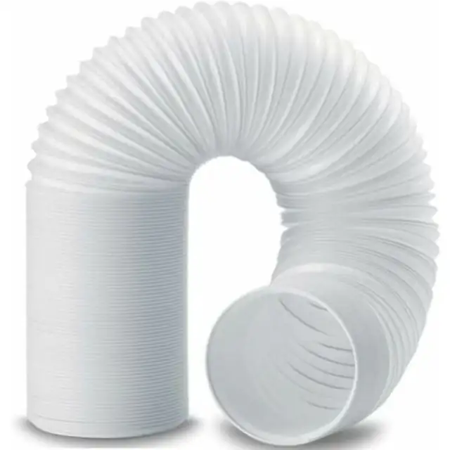 Furtun evacuare pentru aer conditionat, QttvbTna, 150mm, 2m, PVC, alb