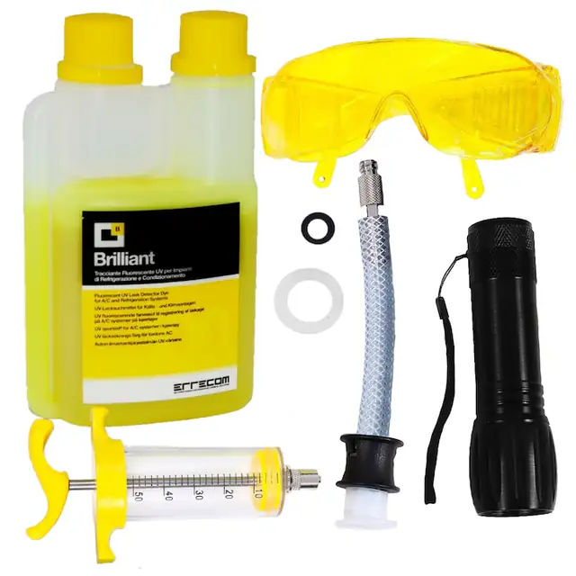 Detector de Scurgeri pentru Sistemele de Refrigerare si Aer Conditionat UV, Errecom, 250 ml