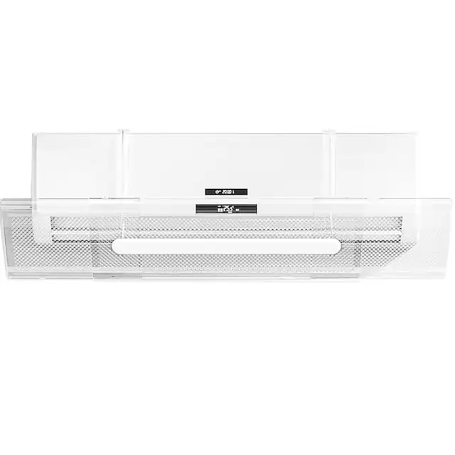 Deflector pentru aer conditionat, Reglare flux de aer, Transparent, 53cm-94cm