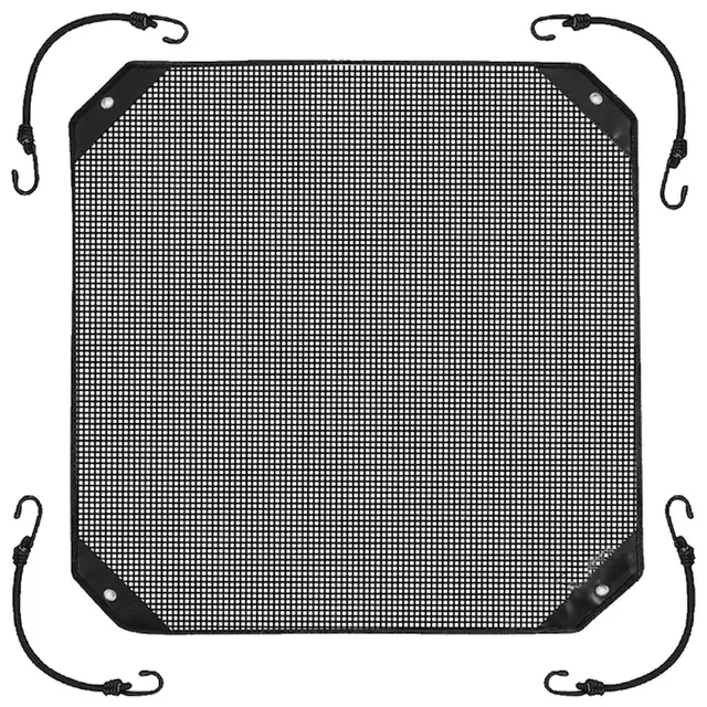 Husa aparat de aer conditionat QttvbTna, material respirabil, negru