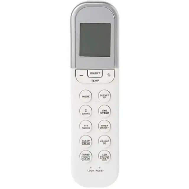 Telecomanda aer conditionat, plastic, 16x4x2cm, compatibil Midea