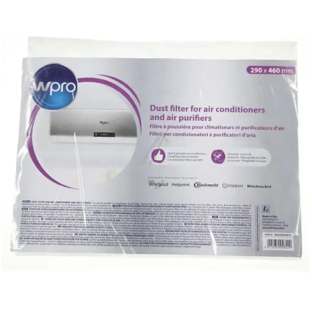 Filtru universal aparat aer conditionat 290 X 460 mm, C00470748