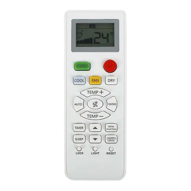 Telecomanda pentru aer conditionat, design elegant, alb, compatibil Haier