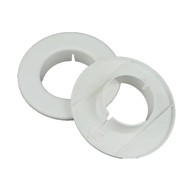 Capac inel astupare gaura aer conditionat, alb, 55mm