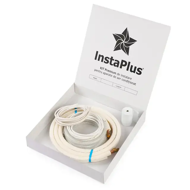 Kit Premium de Instalare pentru Aer Conditionat InstaPlus K712IP5, Traseu Frigorific 5m, compatibil cu aparate de 7.000 - 12.000 BTU