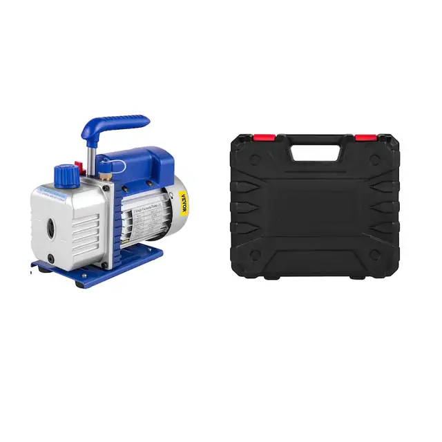Pompa de vid pentru refrigerant, 4CFM, albastru, 50x60cm