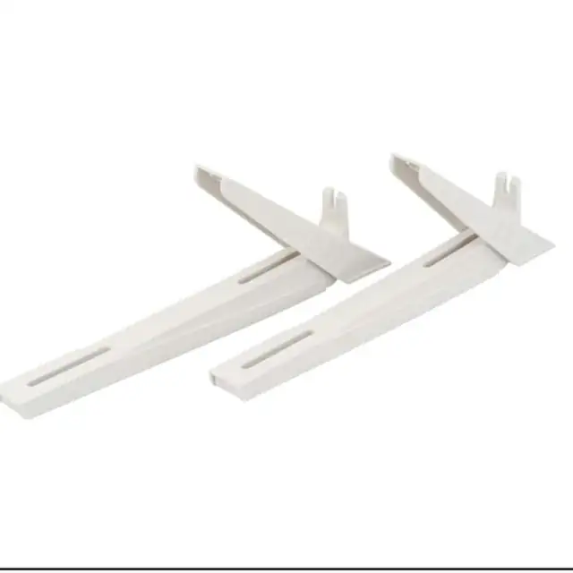 Set suporti albi, rabatabili, pentru aer conditionat 9-12000 BTU, din poliamida, talpa 47 cm