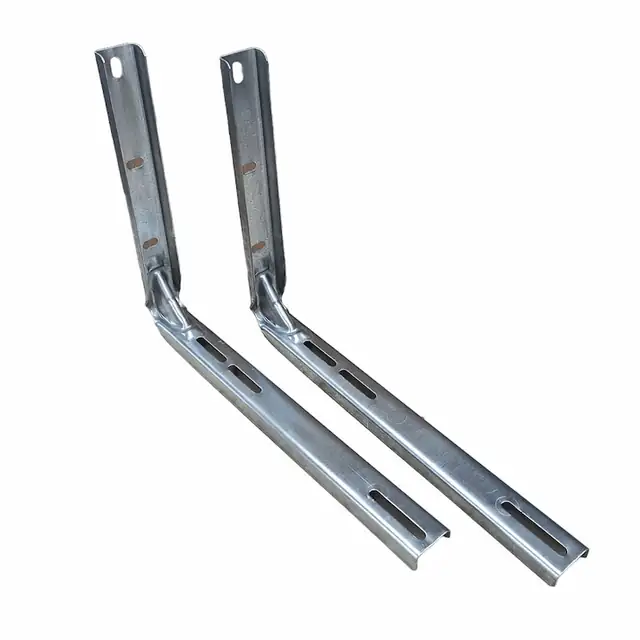Set suporti zincati ambutisati, pentru aer conditionat 9-12000 BTU, talpa 47cm, tabla 2mm