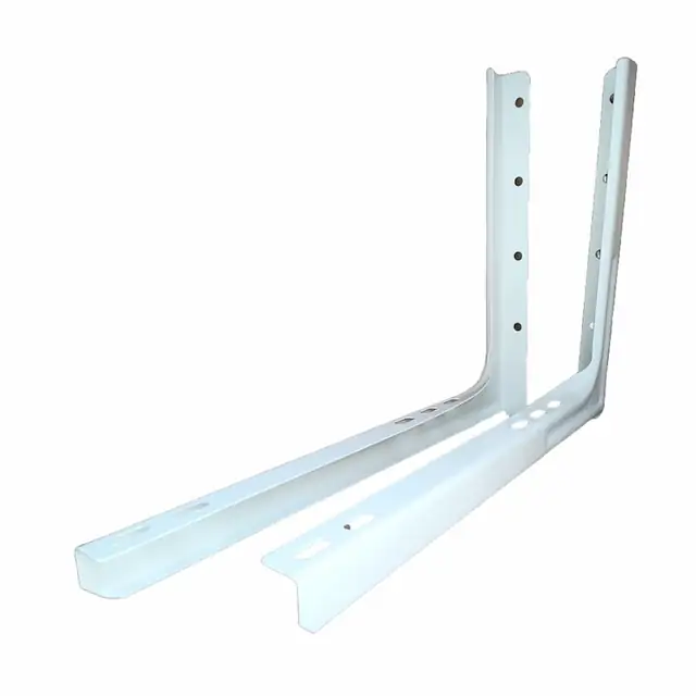 Set (2 bucati), suport aer conditionat, alb, 18000-24000 BTU, talpa 50 cm, tabla 2 mm