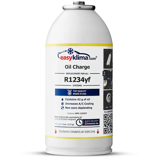 Ulei de aer conditionat auto EasyKlima Oil R1234yf, reparati singur sistemul de aer conditionat, pentru masini din 2017 pana in prezent