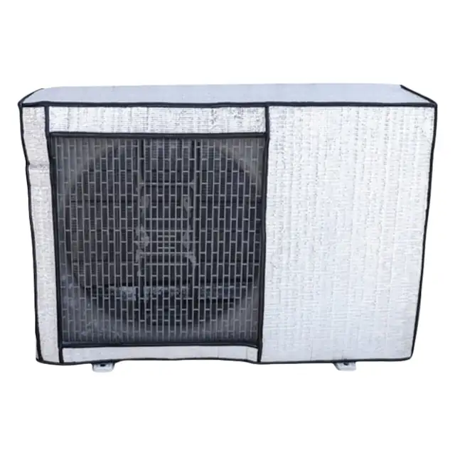 Capac pentru aer conditionat, 86x56x33 cm, folie de aluminiu izolata, rezistenta la praf si apa, usor de instalat, durabila