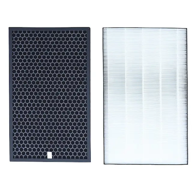 Set 2 filtre, hepa carbon de la PAA-home® compatibile cu purificatorul Sharp KC-D40E-W KC-D50 KC-E50 KC-F50 KC-D40E