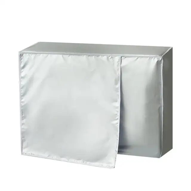 Capac de aer conditionat, 86X35X60 cm, rezistent la apa si la soare, fara retragere de numerar la pornire, durabil, culoare argintie