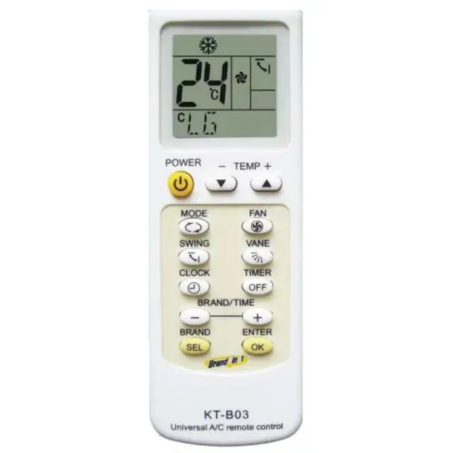 Telecomanda universala pentru aer conditionat 2000 de coduri, KT-B03