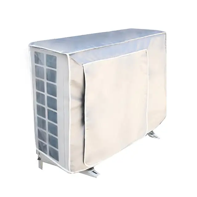 Husa pentru unitati exterioare de aer conditionat, protectie impotriva soarelui, impermeabila, dimensiuni variate 72x26x57cm - 98x40x75cm, set 1 buc