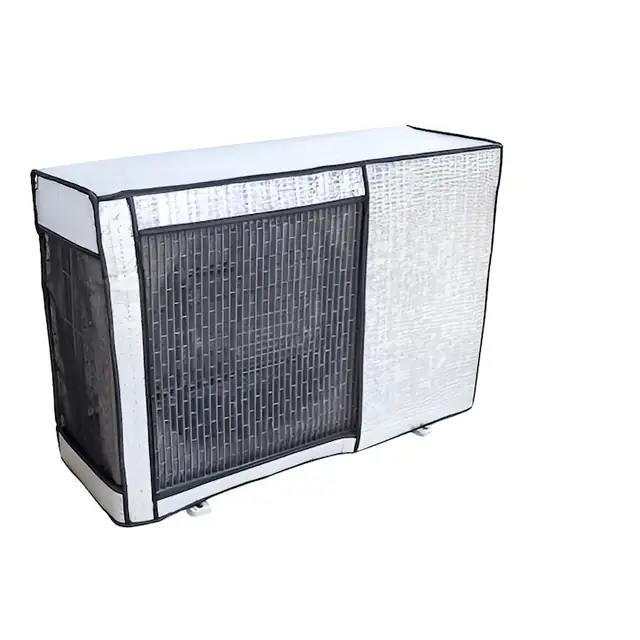 Husa pentru aer conditionat, impermeabila, protectie UV, argintiu