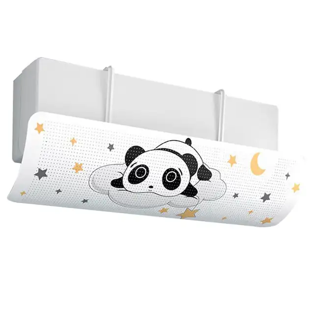 Deflector aer conditionat, BOMSTOM, universal, unghiul parbrizului reglabil, alb, 90x27cm, optimizare sistem climatizare