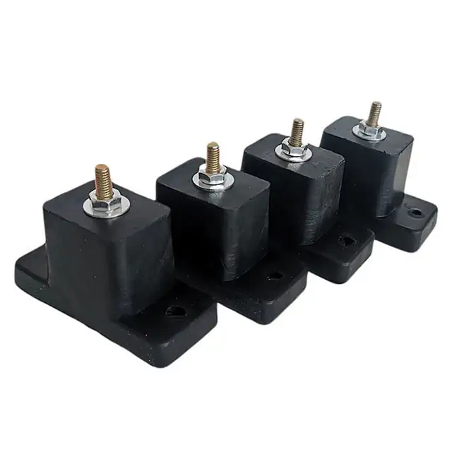 Tampoane antivibratie set 4 piese pentru aer conditionat, negru
