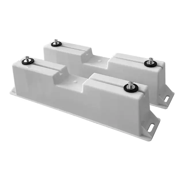 Set 2 Console universale Aero de pardoseala ABS pentru Aer conditionat, 500 x 90 x 120 mm