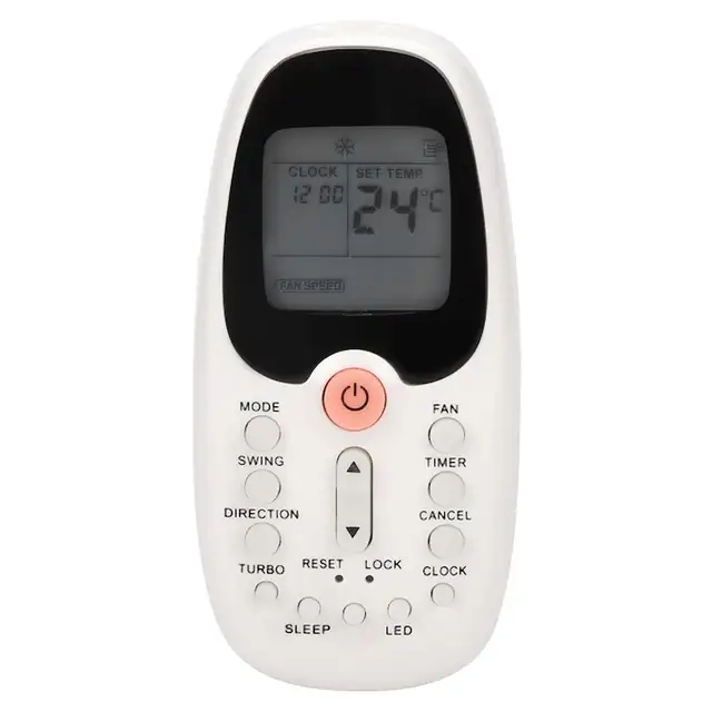 Telecomanda pentru aer conditionat, Enforose, compatibila cu Midea Tornado, alb, dimensiuni 11x5x1.8cm