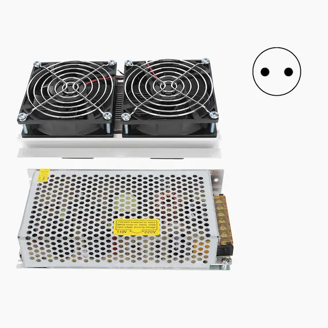 Sistem de racire termoelectric 2‑Core Semiconductor Cooler Aer conditionat Priza UE 220V Enforose