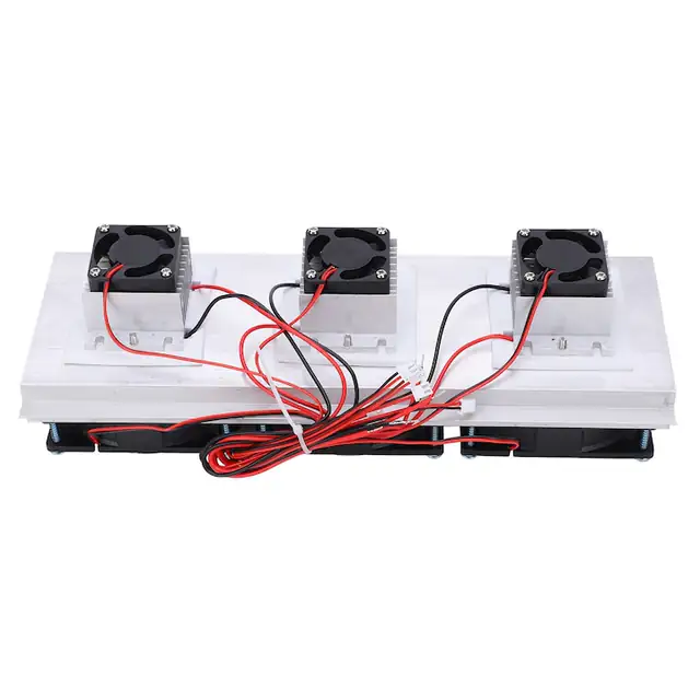 Masina de racire cu semiconductor Kit sistem de racire termoelectric Peltier cu 3 ventilatoare Enforose