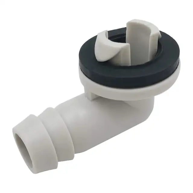 Conector furtun drenaj cu inel de cauciuc pentru unitati de aer conditionat, plastic, 0.6in/15mm, 46mm