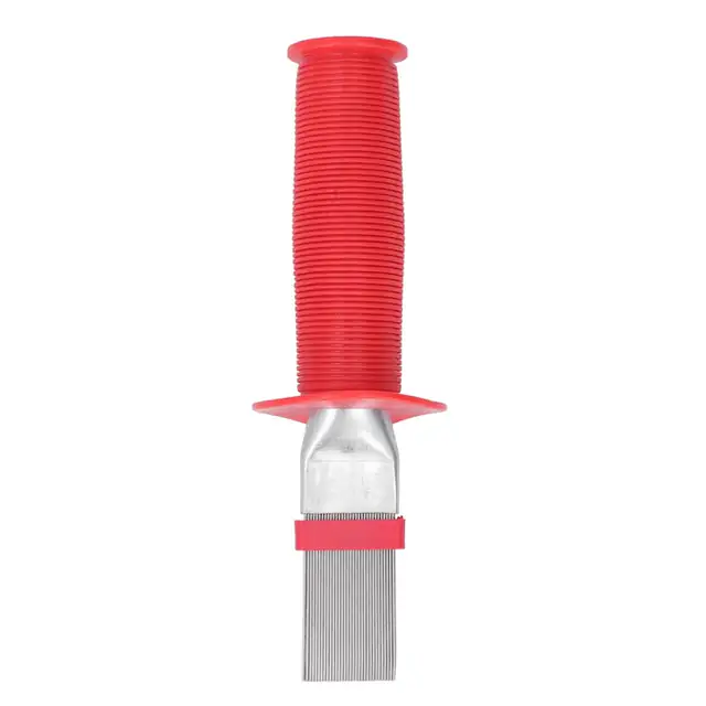 Pieptene de curatare a aripioarelor pentru condensator de aer conditionat, Enforose, din inox, ABS, maner confortabil