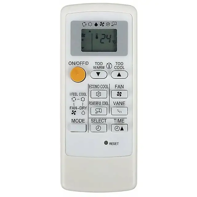 Telecomanda pentru aer conditionat, AMRINUGL, compatibila cu modele Mitsubishi, usor de utilizat, alimentare cu 2 baterii AAA, fara configurare suplimentara