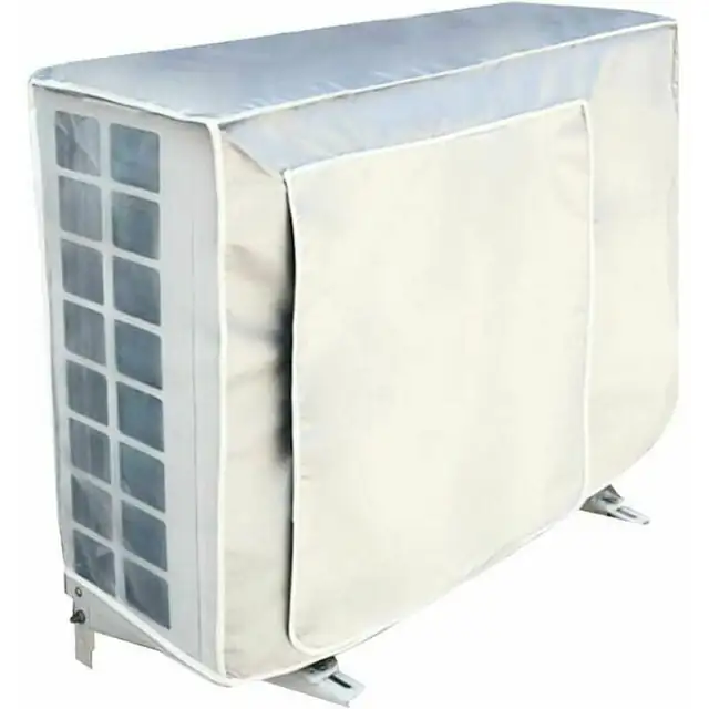 Husa pentru aparat de aer conditionat, Enforose, panza, impermeabila, 72 x 26 x 57 cm, argintiu